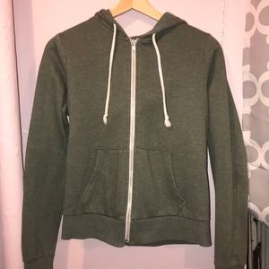 green h&m basic sweater